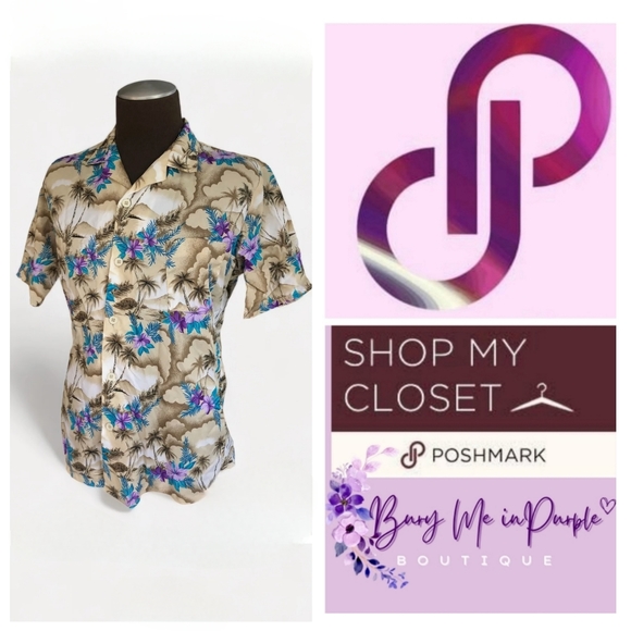 VINTAGE HAWAIIAN SHIRT - Picture 1 of 8